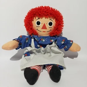 1987 Playskool Raggedy Ann Puppe I Love You Herz Vintage Plüsch Garn Haare 12 Zoll - Bild 1 von 7