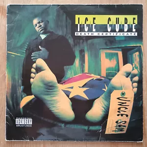 Ice Cube – Death Certificate LP UK-1991 1st PRESS, VG+/G+ - Bild 1 von 4
