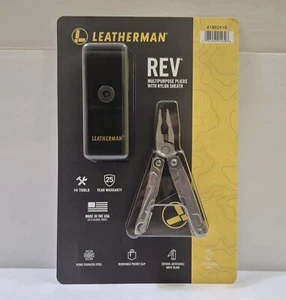 Leatherman Rev Multi-Purpose 14 Tools with Nylon Sheath Made In USA - Picture 1 of 2