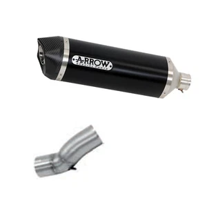 ESCAPE ARROW + CONECTOR PARA KAWASAKI ZX-10R 2016 > 2019 RACE-TECH DARK CARBY - Imagen 1 de 4