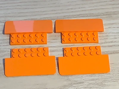 4 LEGO genuine STUNZ PARTS - 6338339 RAMP slope orange 8X5X2/3 rare from 60342 - Image 1 of 2