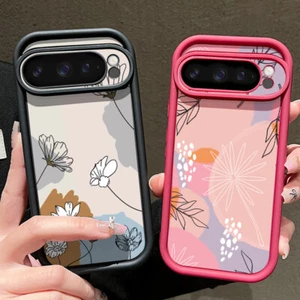 Shockproof Floral Case For Google Pixel 9 Pro XL 8 8A Silicone Slim Phone Cover - Picture 1 of 23