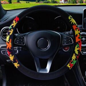 Protector Car Steering Wheel Cover Ethnic Style Print Car Interior Accessories