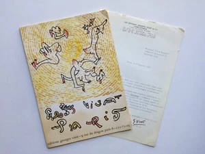 " Catalogue des Editions Georges VISAT et Cie " mit LITHO von MATTA, 1975 - Bild 1 von 1