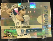 2003 Upper Deck MVP Proview Gold Derek Jeter GPV29 GOLD FOIL REFRACTOR B4
