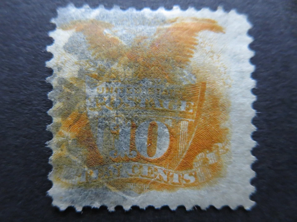 1869 - Catálogo Scott #116 usado con bisagras Foto 1 de 1