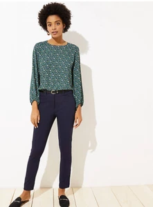 Loft Women's Forever Navy Skinny Pants Size: 18 $69.50 - Picture 1 of 3