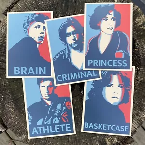 The Breakfast Club 5x7 Pop Art Drucke - 5er Set - Bild 1 von 1