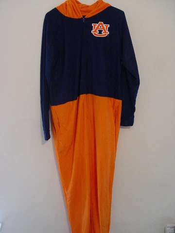 New Rare 2019 Auburn Tigers AU NCAA Adult One Piece Mansie XL Sleep Pajamas Cover