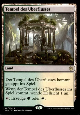 MTG – Tempel des Überflusses 248/254 THB Theros Beyond Death (Rare) - Bild 1 von 2