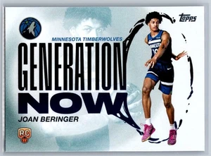 2025-26 Topps - Generation Now - Joan Beringer #GN-17 (RC) - Bild 1 von 2