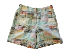 Lauren Ralph Lauren 100 % Baumwolle pastell kariert Patchwork Shorts Damengröße 6 - Bild 1 von 4