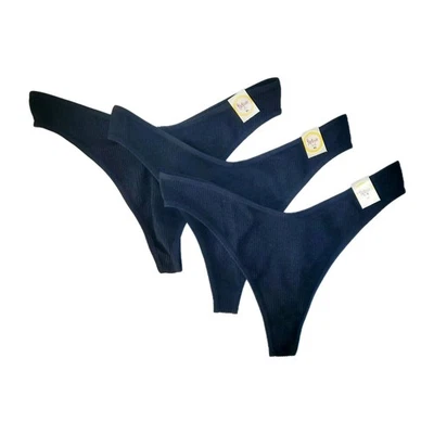 NWT Flirtitude Womens Thong Panty Lingerie, Flirtitude Women's Thong, XL, 3 Pack - Image 1 of 4