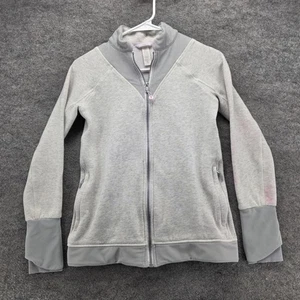 Ivivva by Lululemon Jacket Girls 12 Full Zip Gray Hooded - Picture 1 of 9