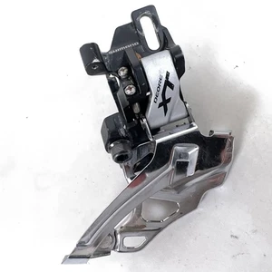 Vintage Shimano Deore XT Front Derailleur FD-M786 Direct 10s Clamp Top Dual Pull - Picture 1 of 6