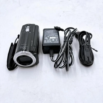 SONY HDR-CX270V Black Handycam Camcorder 30x Optical Zoom 32GB w/Battery - Image 1 of 4