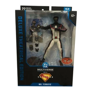 DC Multiverse Mr Terrific (Superman 2025 movie) (Red Platinum) 7 Deluxe figur... - Picture 1 of 6