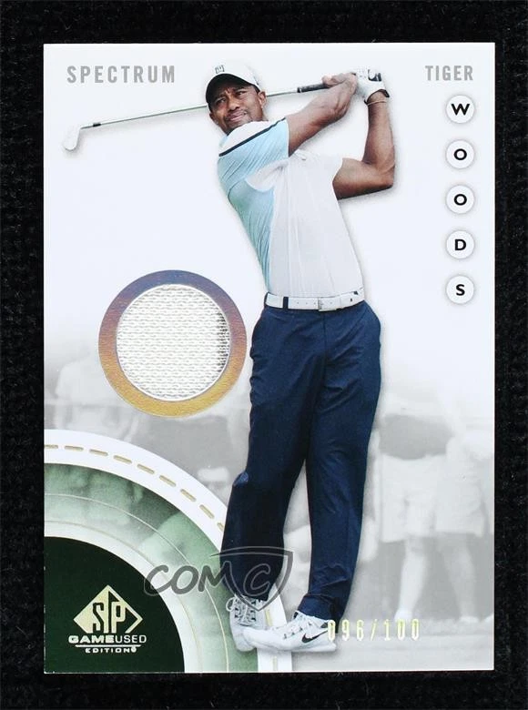 2014 SP Game Used Edition Spectrum Materials /100 Tiger Woods #1 - Image 1 of 2