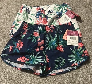 Kanu Surf Girls Quick-Dry Beach Cover-Up Board Shorts, Navy White , Size XL (16) - Picture 1 of 7