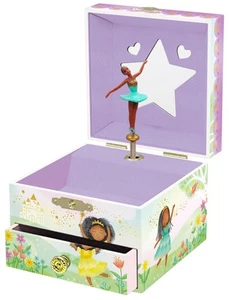 Musical Ballerina Kids Jewelry Box - Girls Jewelry Box with Mirror, Ballerina... - Picture 1 of 6