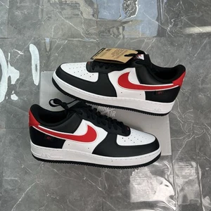 Nike Air Force 1 Low Next Nature 'Black White University Red' HM0721-002 UK11 - Picture 1 of 3
