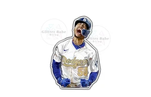 Mookie Betts World Series LA Dodgers Parodie Aufkleber für Laptop & Trinkflasche - Bild 1 von 1