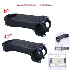 BALUGOE T1000 Carbon Fibre Road Bike& MTB Handlebar Stem -6/17° Fit 31.8mm Clamp - Picture 1 of 23