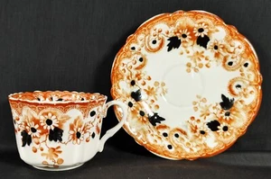 English Transferware Cup and Saucer by Clive and Lloyd in the Daisy Pattern - Picture 1 of 9