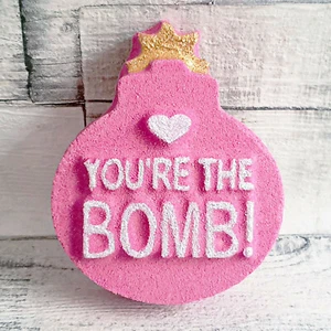 You're The Bomb Mould, Bath Bomb Soap Resin Jelly Chocolate Wax Craft Hand Press - Picture 1 of 5