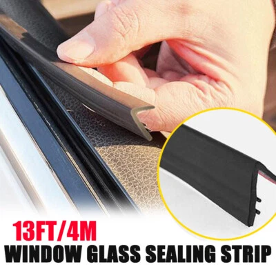 4M V-Shape Car Door Window Edge Trim Weatherstrip Rubber Seal Strip For Subaru - Image 1 of 4
