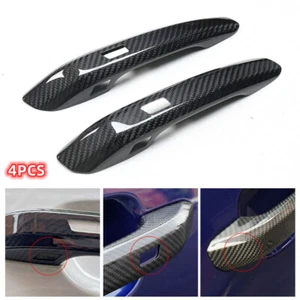 For Audi B9 A4 A5 S5 17-21 Real Carbon Fiber Door Side Handle Cover W Sensor - Bild 1 von 7