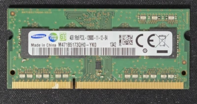 DELL SAMSUNG 4GB SO-DIMM PC3L 12800 DDR3 - NOTEBOOK / LAPTOP / AIO: MEMORIA RAM Foto 1 de 2