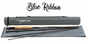 TFO TEMPLE FORK OUTFITTERS BLUE RIBBON 8' FOOT #3 WEIGHT 4PC FLY ROD - Picture 1 of 5