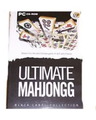 Ultimate Mahjongg Black WINDOWS 98 2000 ME 2002 Free UK P&P Value Guaranteed - Image 1 of 4