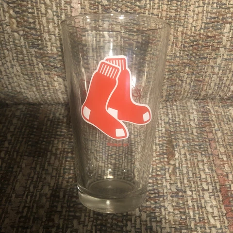 Budweiser Boston Red Sox MLB 16 oz Baseball Beer Glass 2011 Cover