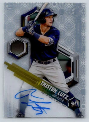 2018 Bowman High Tek Prospect AUTO #PHTTL Tristen Lutz (ref 198892) - Image 1 of 2