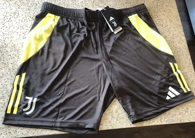Juventus FC UEFA Marrón 24/25 Adidas Entrenamiento Fútbol Pantalones Cortos Cremallera Bolsillos Nuevos con Etiquetas XL Foto 1 de 4
