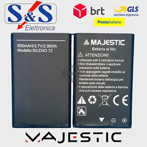 BATTERIA PER MAJESTIC SILENO 72 800mAh ORIGINALE - Foto 1 di 3