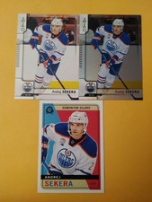 Andrej Sekera Edmonton Oilers 3 Card Lot OPC 