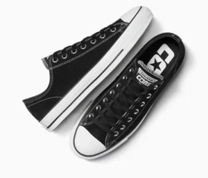 Converse Cons Chuck Taylor All Star Pro Schuhe schwarz Wildleder Obermaterial Low Top Größe 13 - Bild 1 von 8
