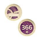 Challenges Geocoin and Tag Set - 366 Days of Geocaching Official Trackable