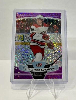 2019-20 (OPC) O-Pee-Chee Platinum Violet Pixels 243/399 Teuvo Teravainen - Image 1 of 2