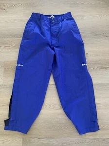 ZR Zero Gore-Tex Herren Large Windbreaker Regen Golf Hose Blau Zip Bündchen Druckknopf Lesen - Bild 1 von 18