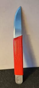 Acero sueco vintage E.A. Cuchillo zapatero curvo Berg. ¡Nunca usado! ¡RARO!! - Imagen 1 de 14