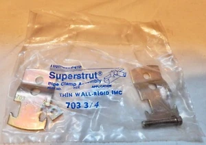 Superstrut Thomas & Betts 703-3/4" Rohrklemme starre dünne Wandleitung Neu im Karton 275X - Bild 1 von 6