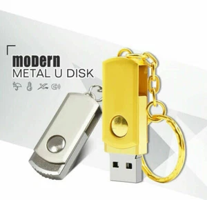Clé USB 64 GO USB Drive 64 Go Clé USB à mémoire flash USB STEEL ROTATE 360 - Photo 1/4
