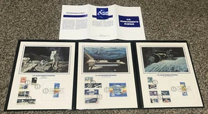 Fleetwood U.S. Achievements In Space Stamp Collector’s Panels 1981 - Picture 1 of 8