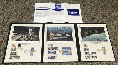 Fleetwood U.S. Achievements In Space Stamp Collector’s Panels 1981 - Image 1 of 4