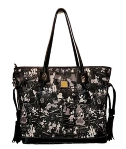 Disney Dooney & Bourke Reverse Comics D23 Expo 2013 Mickey & Minnie Mouse Tote - Picture 1 of 13