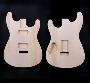 Cuerpo de guitarra sin terminar tilo pastilla agujero piezas de guitarra - Imagen 1 de 1